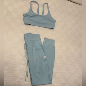 Vuori Light Blue Workout Set